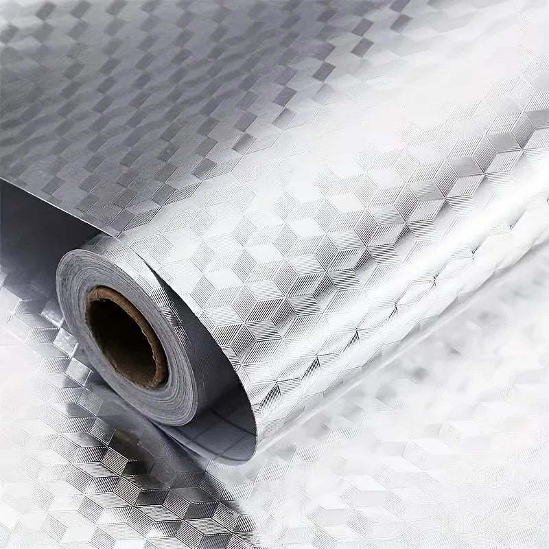 Tapet Adeziv din Aluminiu pentru Bucătărie