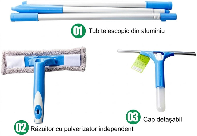 Kit Racletă Geamuri