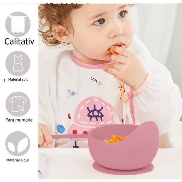 Set Hranire Bebe 8 Piese Silicon