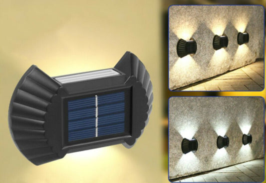 Set 4 lampi solare iluminare duala